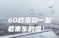 60秒带你一起看秦东的雪！