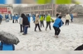 【渭南教育】蒲城县兴镇初级中学：赏校园雪景 赴冰雪之约