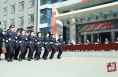 渭南市公安局举行机关春训队列会操比赛