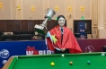 渭南姑娘白雨露衛(wèi)冕女子斯諾克世錦賽冠軍