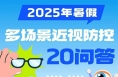 大圖！暑假多場景近視防控20問答，師生家長一起看