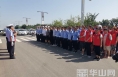 白水：爱心车队正式起航，用爱护考，为青春加油！