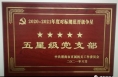渭南市房地产交易管理所党支部荣获“五星级”党支部荣誉称号