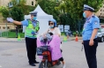“护航十四运 忠诚保平安”渭南公安交警全力保障全运会足球男子U18比赛顺利进行