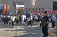 合阳公安巡特警中考安保进行时