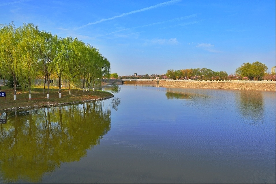 富平县温泉河湿地公园图片