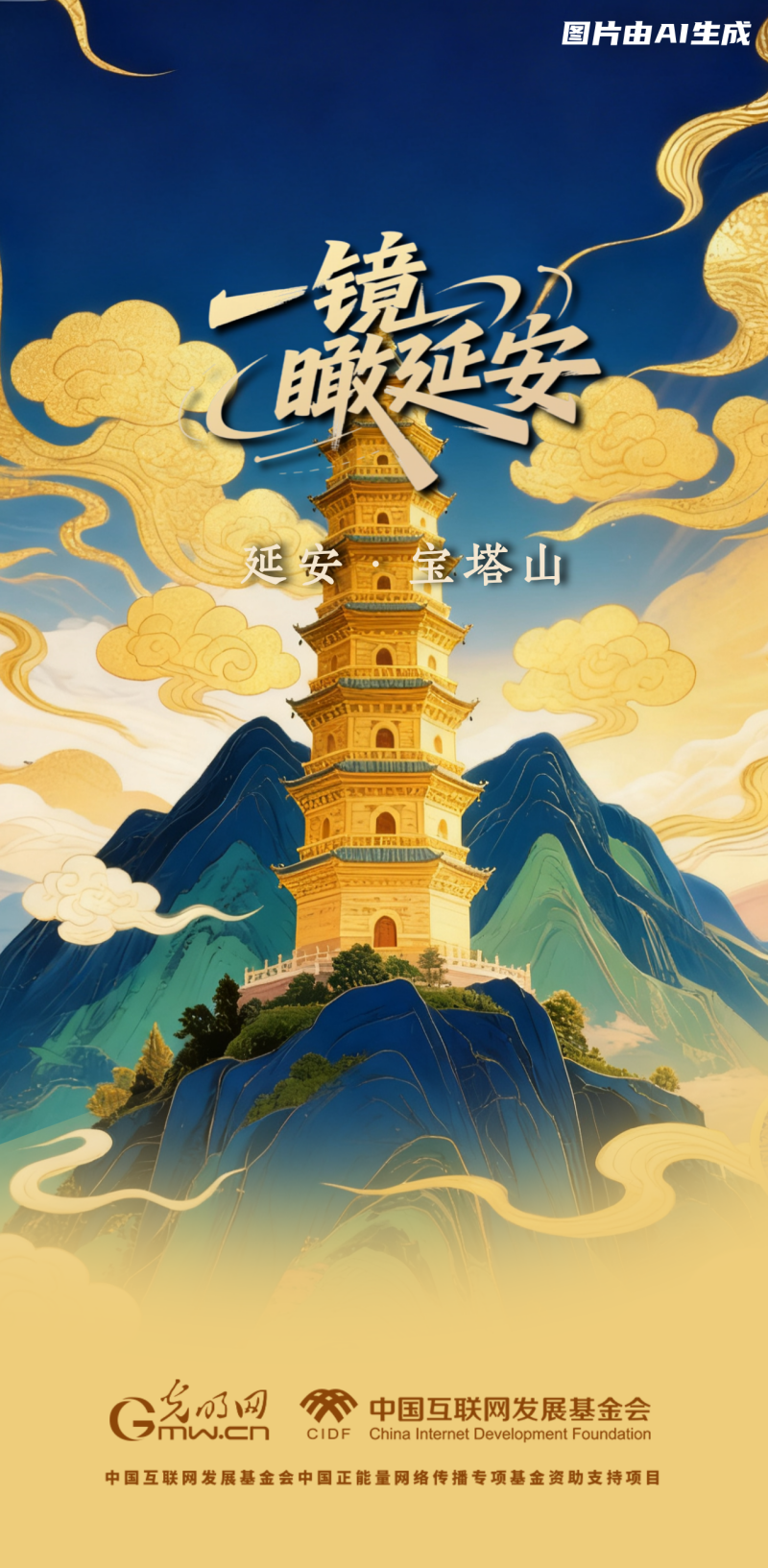 【一鏡瞰延安·AI海報】這些延安的文旅打卡點，你了解多少