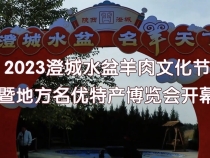 2023澄城水盆羊肉文化节暨地方名优特产博览会盛大开幕！