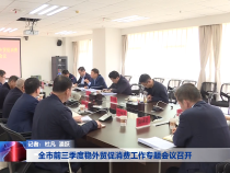 全市前三季度稳外贸促消费工作专题会议召开