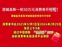 【百日惠民消费季】澄城县新一轮50万元消费券开抢啦！