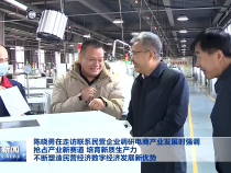 陈晓勇在走访联系民营企业调研电商产业发展时强调 抢占产业新赛道 培育新质生产力 不断塑造民营经济数字经济发展新优势