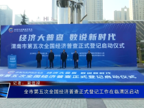 全市第五次全国经济普查正式登记工作在临渭区启动