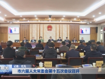 市六届人大常委会第十五次会议召开