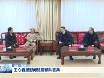 王心看望慰问驻渭部队官兵