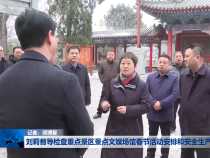 刘莉督导检查重点景区景点文娱场馆春节活动安排和安全生产工作