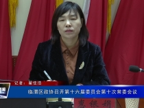 临渭区政协召开第十六届委员会第十次常委会议