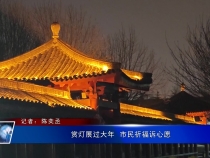 赏灯展过大年  市民祈福诉心愿