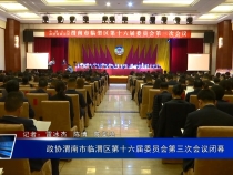 政协渭南市临渭区第十六届委员会第三次会议闭幕