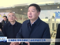 王海鹏赴渭南市调研工业经济运行工作