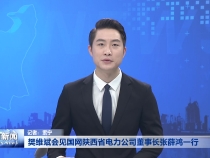 樊维斌会见国网陕西省电力公司董事长张薛鸿一行