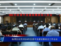 临渭区召开2024年区委平安建设暨政法工作会议