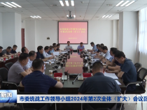 市委统战工作领导小组2024年第2次全体（扩大）会议召开
