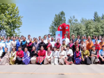 【渭南教育】西藏阿里地區中等職業技術學校來渭南職院調研交流：舉行“團結花苑”揭牌儀式