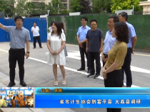 【健康渭南】省市计生协会到富平县 大荔县调研