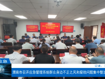 【渭南应急】渭南市召开应急管理系统群众身边不正之风和腐败问题集中整治推进会