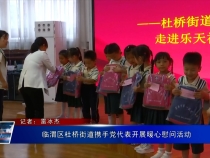 临渭区杜桥街道携手党代表开展暖心慰问活动