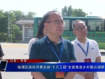 临渭区政协开展实施“千万工程”全面推进乡村振兴调研