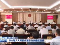 市六届人大常委会第十八次会议召开