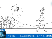 【渭南科普】科普中国——五彩斑斓的太阳镜，选对护目，选错伤眼！