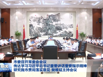 市委召开常委会会议 传达学习习近平总书记重要讲话重要指示精神 研究我市贯彻落实意见 樊维斌主持会议