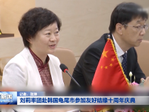 刘莉率团赴韩国龟尾市参加友好结缘十周年庆典
