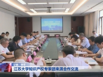 江苏大学知识产权专家团来渭合作交流