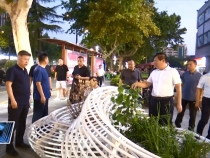 菊峰带队“走街”巡查城市精细化管理工作
