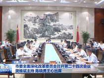 市委全面深化改革委员会召开第二十四次会议 樊维斌主持 陈晓勇王心出席