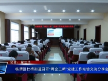 临渭区杜桥街道召开“两企三新”党建工作经验交流分享会