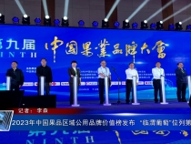 2023年中国果品区域公用品牌价值榜发布  “临渭葡萄”位列第一名