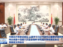 市委召开常委会会议 认真学习习近平总书记重要讲话精神 传达省委十四届六次全会精神 研究我市贯彻落实意见 樊维斌主持会议