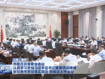 市委召开常委会会议 认真学习贯彻习近平总书记重要讲话精神 研究我市贯彻落实意见 樊维斌主持会议
