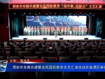 渭南市双拥共建暨全民国防教育文艺汇演活动在临渭区举行