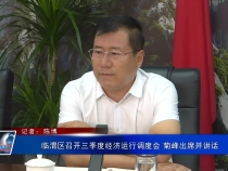 临渭区召开三季度经济运行调度会 菊峰出席并讲话