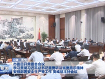 市委召开常委会会议 学习贯彻习近平总书记重要讲话重要指示精神 安排部署安全生产等工作 樊维斌主持会议