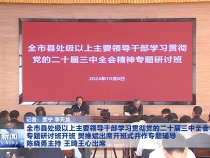 全市县处级以上主要领导干部学习贯彻党的二十届三中全会精神专题研讨班开班 樊维斌出席开班式并作专题辅导 陈晓勇主持 王琦王心出席