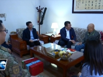 菊峰走访慰问高龄老人