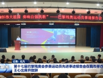 第十七届巴黎残奥会参赛运动员先进事迹报告会在我市举办 王心出席并致辞