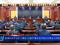 临渭区召开全区“六整治 七提升”暨市容环境卫生整治工作推进会