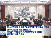 樊维斌在抓基层党建工作述职评议考核会议上强调 
坚持党建引领 夯实基层基础 以高水平党建赋能高质量发展现代化建设 陈晓勇王琦王心出席
